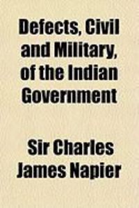 Produktbild: Defects, Civil and Military, of the Indian Government