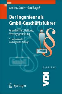 Produktbild: Der Ingenieur als GmbH-Gesch&auml;ftsf&uuml;hrer