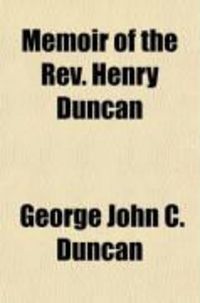 Produktbild: Memoir of the REV. Henry Duncan