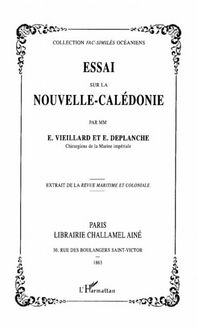 Produktbild: Essai Sur La Nouvelle-Caledonie