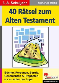 Produktbild: 40 R&auml;tsel zum Alten Testament