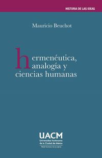 Produktbild: Hermen&eacute;utica, analog&iacute;a y ciencias humanas