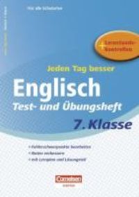 Produktbild: Jeden Tag besser - Englisch Test- und &Uuml;bungsheft 7. Klasse