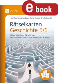 Produktbild: R&auml;tselkarten Geschichte Klassen 5-6