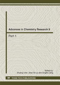 Produktbild: Advances in Chemistry Research II
