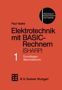 Produktbild: Elektrotechnik mit BASIC-Rechnern (SHARP)