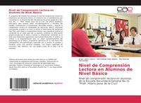 Produktbild: Nivel de Comprensi&oacute;n Lectora en Alumnos de Nivel B&aacute;sico
