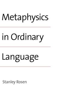 Produktbild: Metaphysics in Ordinary Language
