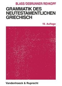 Produktbild: Grammatik des neutestamentlichen Griechisch