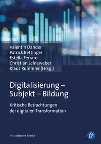 Produktbild: Digitalisierung &ndash; Subjekt &ndash; Bildung