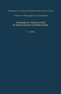 Produktbild: Probability Inequalities in Multivariate Distributions