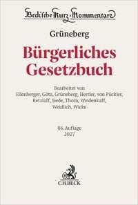 Produktbild: B&uuml;rgerliches Gesetzbuch. BGB