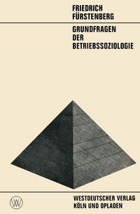 Produktbild: Grundfragen der Betriebssoziologie