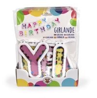 Produktbild: Konfetti-Girlande Happy Birthday