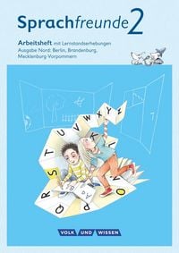 Produktbild: Sprachfreunde 2. Schuljahr - Ausgabe Nord (Berlin, Brandenburg, Mecklenburg-Vorpommern)... / Arbeitsheft