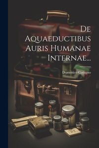 Produktbild: De Aquaeductibus Auris Humanae Internae...