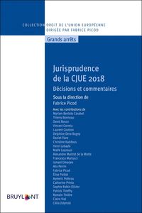 Produktbild: Jurisprudence de la CJUE 2018 : d&eacute;cisions et commentaires