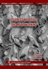Produktbild: Advanced Materials and Metalworking