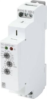Produktbild: TRU COMPONENTS TC-9963308 Zeitrelais Multifunktional 12 V/AC, 240 V/AC 1 St. Zeitbereich: 0.1 s - 10 Tage 1 Wechsler