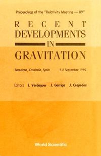 Produktbild: Recent Developments in Gravitation - Proceedings of the Relativity Meeting - 89