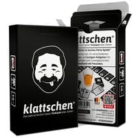 Produktbild: DENKRIESEN - klattschen&reg; - Trinkspiel - SPIELKARTENKARTON "Das wahrscheinlich beste Trinkspiel aller Zeiten"