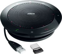 Produktbild: Jabra Speak 510+ UC (inkl. Link 370 Mini USB Adapter) Konferenzlautsprecher Bluetooth&reg;, USB-A (USB 2.0) Schwarz