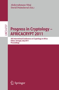 Produktbild: Progress in Cryptology -- AFRICACRYPT 2011