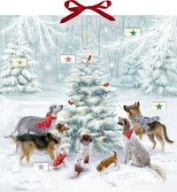 Produktbild: Zettel-Adventskalender - Weihnachten auf vier Pfoten