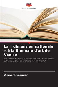 Produktbild: La ' dimension nationale ' &agrave; la Biennale d'art de Venise