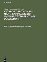 Produktbild: Alphabetischer Katalog. Kel &ndash; Man