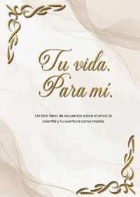 Produktbild: Tu vida. Para m&iacute;.