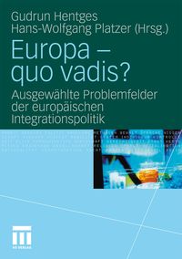 Produktbild: Europa - quo vadis?