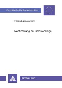 Produktbild: Nachzahlung bei Selbstanzeige