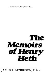 Produktbild: The Memoirs of Henry Heth.