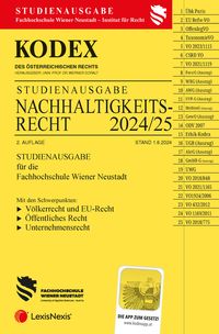 Produktbild: KODEX Nachhaltigkeitsrecht 2024/25 - inkl. App