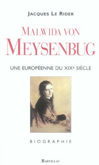 Produktbild: Malwida von Meysenbug (1816-1903): une Europ&eacute;enne du XIXe si&egrave;cle