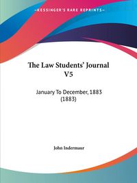 Produktbild: The Law Students' Journal V5