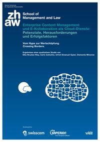 Produktbild: Enterprise Content Management und E-Kollaboration als Cloud-Dienste: Potenziale, Herausforderungen und Erfolgsfaktoren