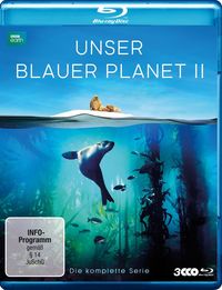 Produktbild: UNSER BLAUER PLANET II - Die komplette ungek&uuml;rzte Serie zur ARD-Reihe "Der blaue Planet" [3 BRs]