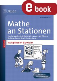 Produktbild: Mathe an Stationen Multipliaktion & Division 3-4