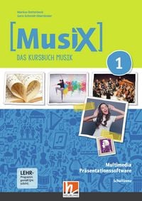 Produktbild: MusiX 1 (Ausgabe ab 2019) Pr&auml;sentationssoftware Schullizenz