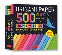 Produktbild: Origami Paper 500 sheets Rainbow Colors 6" (15 cm)