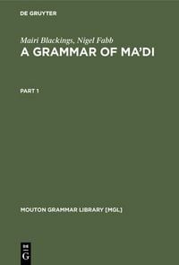 Produktbild: A Grammar of Ma'di