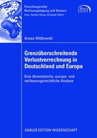 Produktbild: Grenz&uuml;berschreitende Verlustverrechnung in Deutschland und Europa