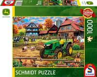 Bild vom Artikel Schmidt 58534 - John Deere, Bauernhof mit Traktor 5050E, Puzzle, 1000 Teile vom Autor 