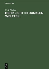 Produktbild: Mehr Licht im dunklen Weltteil