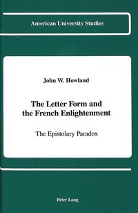 Produktbild: The Letter Form and the French Enlightenment
