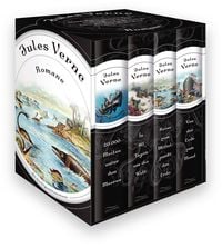 Produktbild: Jules Verne, Romane (20.000 Meilen unter den Meeren - In 80 Tagen um die Welt - Reise zum Mittelpunkt der Erde - Von der Erde zum Mond) (4 B&auml;nde im Schuber)