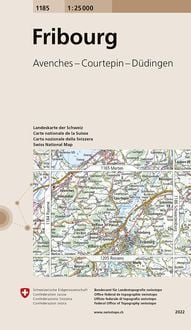 Produktbild: Swisstopo 1 : 25 000 Fribourg / Freiburg
