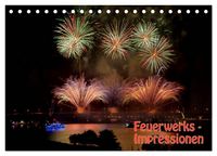 Produktbild: Feuerwerks - Impressionen (Tischkalender 2026 DIN A5 quer), CALVENDO Monatskalender